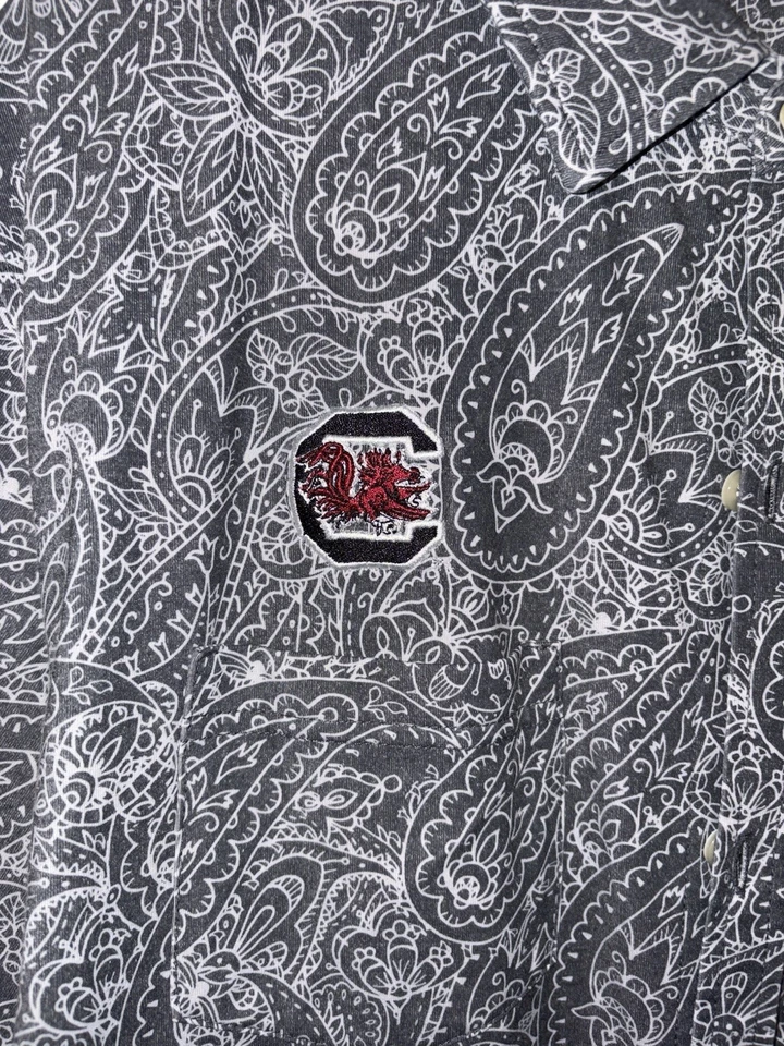 University of South Carolina Paisley Print Gameday Polo - Image 2 of 4