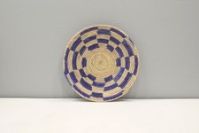 African Basket Botswana Natural Colors South Africa Woven Palm Food Basket