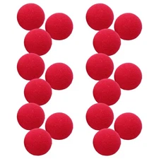 2 Pieces Red Rubber Clown Nose Kids Circus Theme Party Decorations