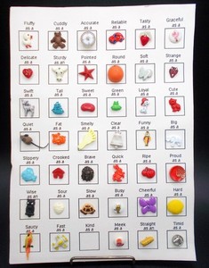 Vintage Realistic Goofie Buttons Collectors Card Glass Plastic JHB Metals 41 pcs
