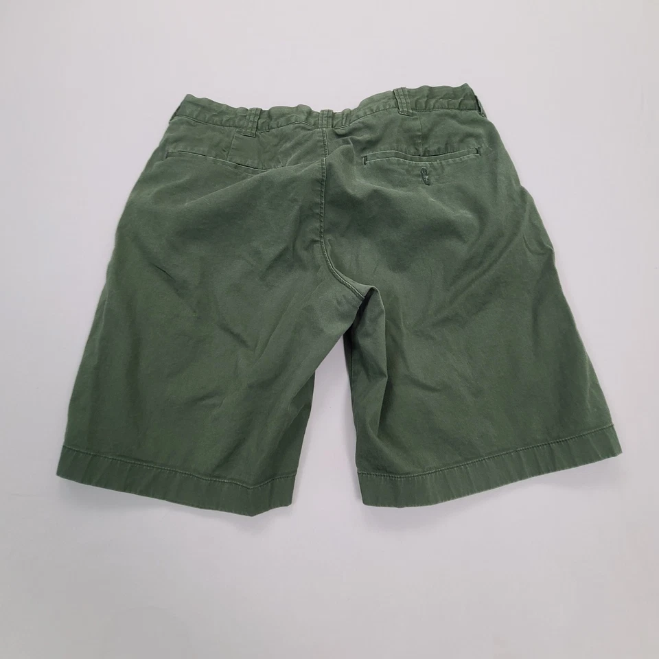 Pantalones Cortos J.Crew Para Hombre 31 Verde Elástico Chino Informal Cómodo Foto 2 de 4