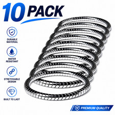 Magnetic Therapy Hematite Bracelet 8mm Beads for Men and Women 10 pack