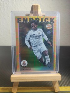 2024-25 Topps Chrome Uefa Club Competitions Endrick RC Radiating Rookie