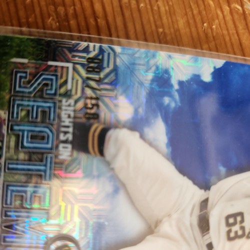 2023 Bowman - Sights on September Jackson Chourio #SOS-11 Blue Mojo 119/150 (RC) - Foto 3 di 3