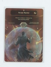 English Neverrift Trading Card Alpha 1st Edition Full Foil 043 Arcane Barrier
