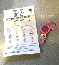 EUC 2005 Mattel PIXEL CHIX Roomies Friend DIVA QUEEN Toy Keychain