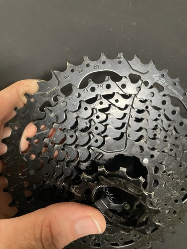 microSHIFT ADVENT Cassette - 9 Speed, 11-42t, Black, ED Coated, Alloy Large Cog - Picture 2 of 5