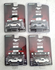 Lot of 4 Greenlight 50 Years 1/64 Series 1987 Ford Mustang GT Police SSP Diecast