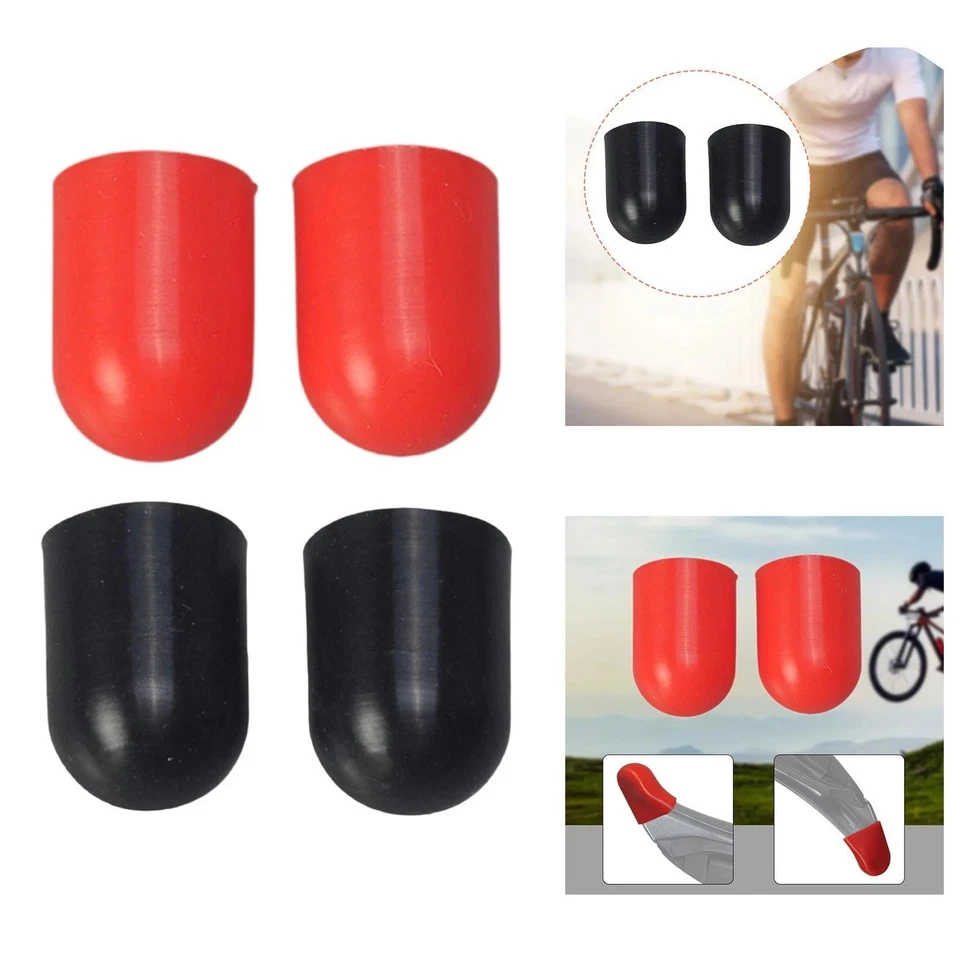 Cubiertas de palanca de cambios para bicicleta de carretera protección antiarañazos MTB carretera silicona Foto 3 de 4