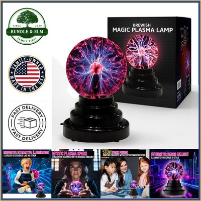 3 Inch Decorative Plasma Orb with Touch Control for Home and Study Rooms