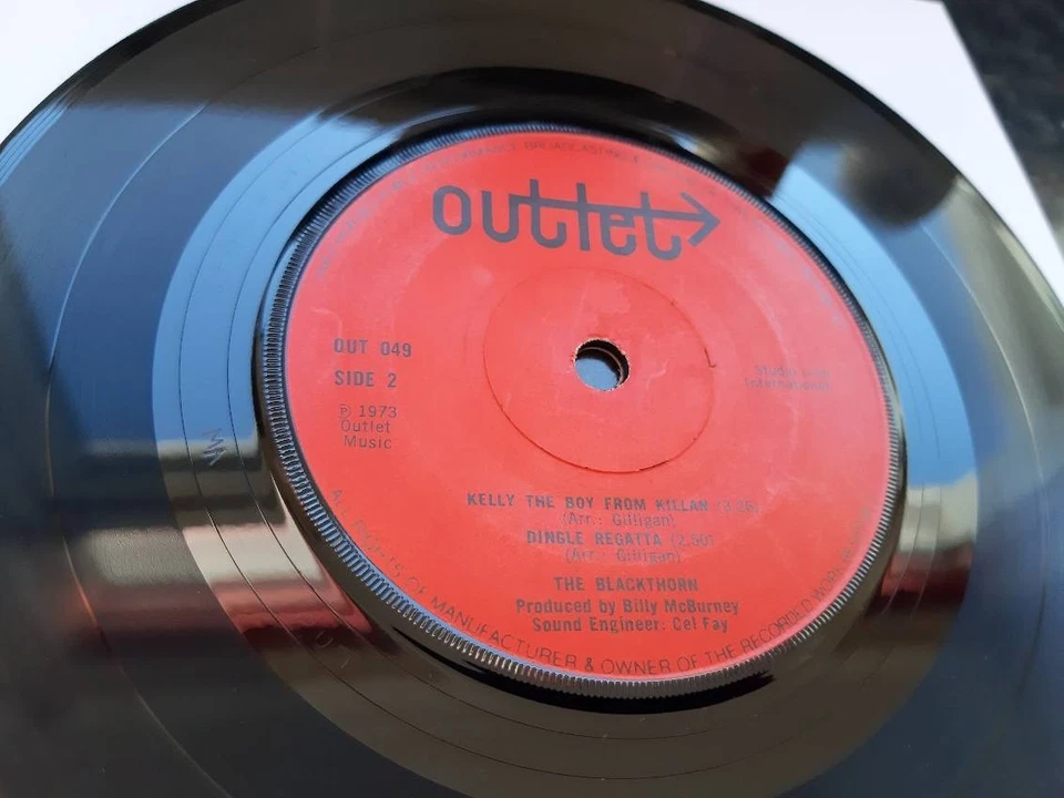 RARE IRISH 7" 45 - BLACKTHORN - THE LID OF MY GRANNY'S BIN  - 1971 - REBEL FOLK - Image 2 of 4