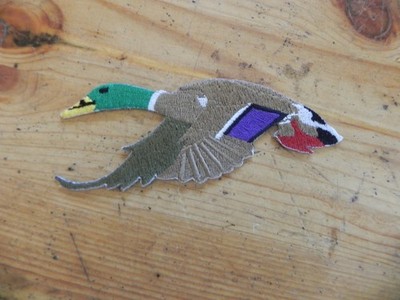 iron/sew on duck embroidery patch