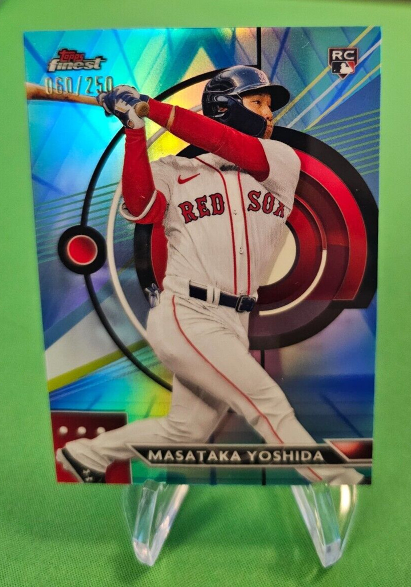 Masataka Yoshida RC 2023 Topps Finest Blue/Aqua Vapor Refractor 60/250