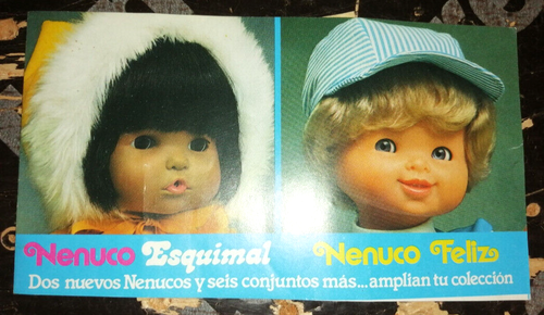 PUPPENSPIELZEUG KATALOG BROSCHÜRE PUPPE MARKE NENUCO UM 1980 - Bild 1 von 2