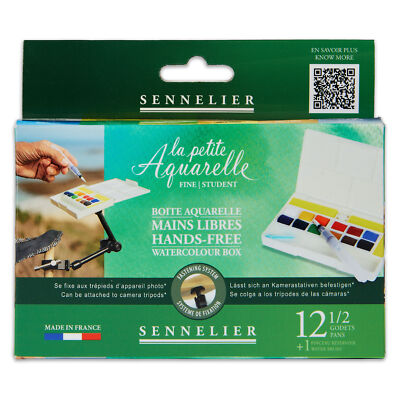 Sennelier la petite Aquarelle - HANDS-FREE Aquarellset mit Gelenkarm N131692.12S