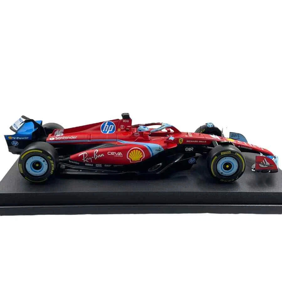 Modellino F1 Bburago 1/18 Ferrari SF-24 C. Leclerc #16 Miami GP 2024 - Immagine 4 di 4