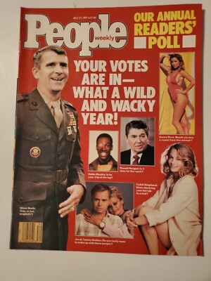 People Weekly Magazine July 27 1987 Our Annual Readers' Poll Eddie Murphy Reagan