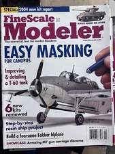 T-6 Soviet tank, Dragon Fokker biplane details, FineScale Modeler April 2004