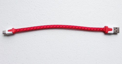 8" MICRO USB V8 flat Fabric Braided Charge data Cable FOR Samsung galaxy s6 s7+ - Picture 9 of 18