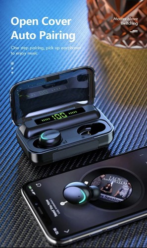 Bluetooth Earbuds True Wireless Earphone Waterproof Headset Premium QualitySound - 第 6/8 張圖片