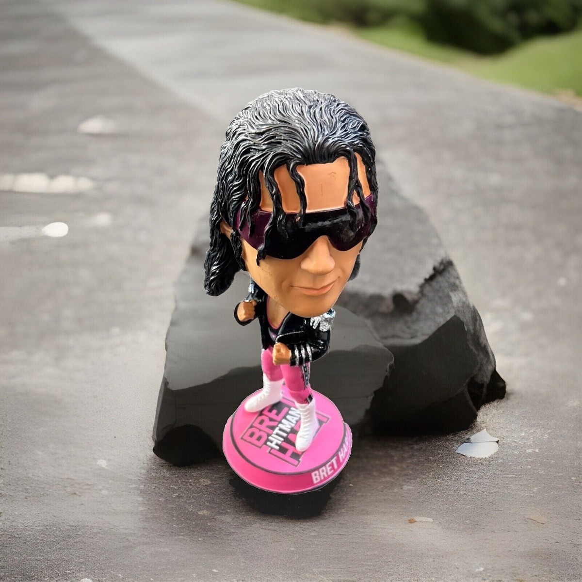 Bret Hitman Hart Bighead Bobblehead WWF WWE WCW FOCO Used | eBay