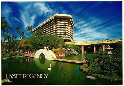 Vintage Postcard 4x6- Hyatt Regency, Maui.