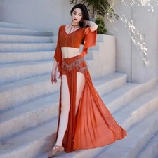 2024 BellyDance Costume for Women Comfortable Training Clothing Oriental Dance