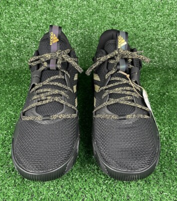 Adidas Harden Stepback 3 Black Gold Basketball Shoes Men's Size 8