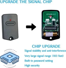 For GTO Mighty Mule Gate Opener FM135 PRO RB741 Garage Door Remote Transmitter