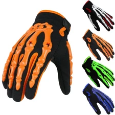 Outdoor Cycling Gloves Halloween Skull Motorcycle Bike Cycling Full Finger Glove
