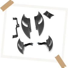 Black Blade Floorboard Sets for Harley Road Glide FLHXS Touring