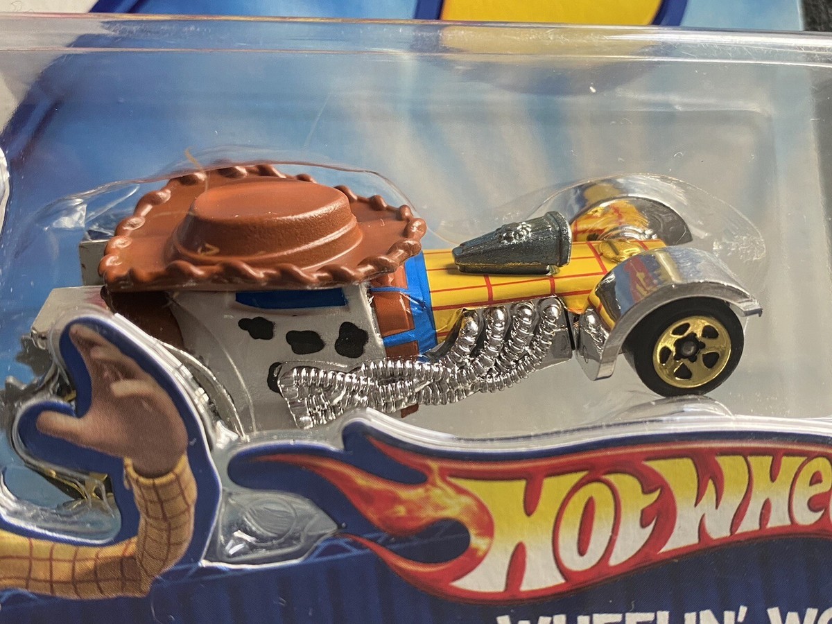 Disney Pixar Toy Story 3 Hot Wheels Wheelin' Woody Die Cast Toy