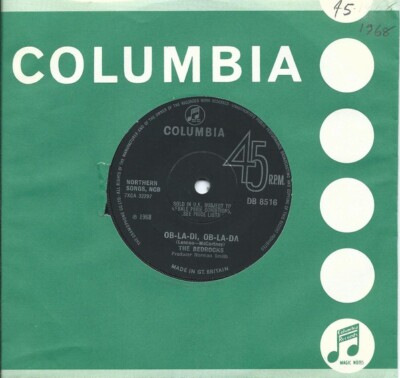 The Bedrocks - Ob-La-Di, Ob-La-Da (7'', Single, Sol)