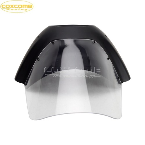 Front Fairing Windshield Wind Screen for Harley Dyna Wide Glide Low Rider 06-17 - Picture 17 of 21