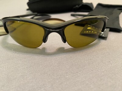 Vintage Oakley Half Jacket Polarized Sunglasses 2 sets of lenses