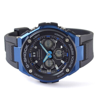 CASIO G-Shock GST-W300G-1A2JF G-Steel Blue x Black Solar Atomic