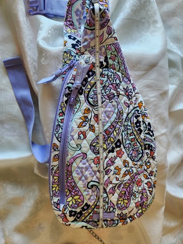 Fantastic Vera Bradley Essential SlIng Backpack "Maddealena Paisley Soft" NWOT - Picture 7 of 8