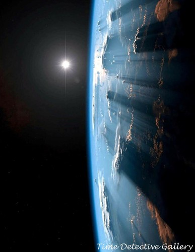 Sunset on Earth from Space - NASA Photo Print