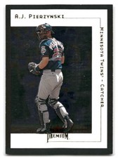 A.J. Pierzynski 2001 Fleer Premium Baseball #146 Minnesota Twins