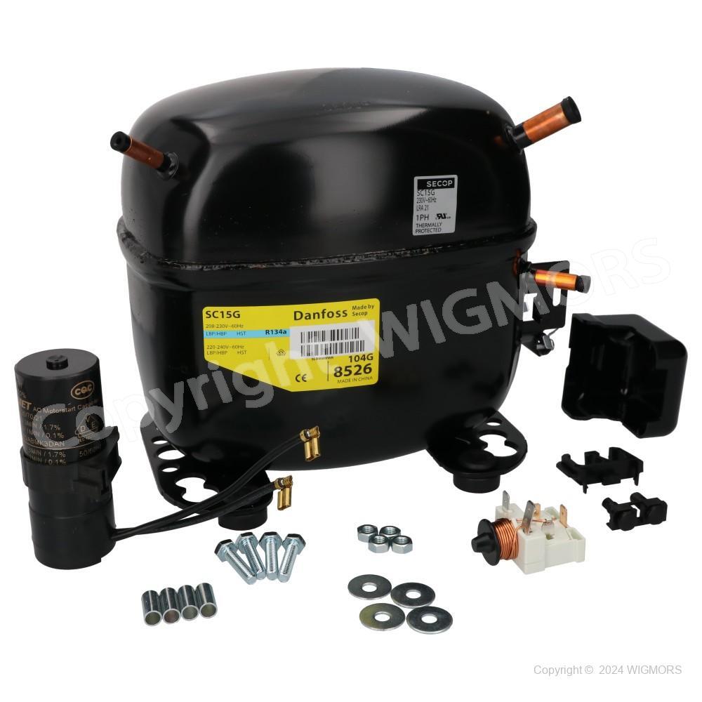 208-230V 60Hz Compressor Danfoss SC15G z roz.HST 104G8526 | eBay