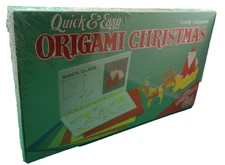 Origami Christmas quick & easy Toshie Kakahama NOS sealed 1991 made in Japan