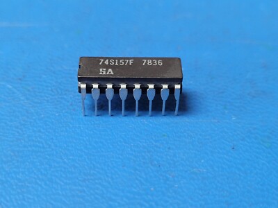 (1PC) 74S157F SIGNETICS Multiplexer 4-Func 2 Line Input 1 Line Output TTL CDIP16