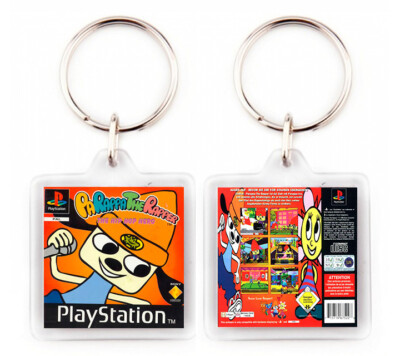 Portachiavi Ufficiale Sony PlayStation Con Parappa The Rapper, Per PS1 PS2 PS3 PS4 PS5