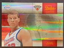 BLAKE GRIFFIN,NBA ROOKIE,PANINI STUDIO 09-10,LTD ED /199, #136,SILVER PROOF REFR