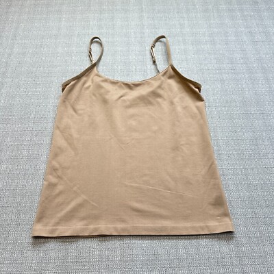 Cache Cami Shirt Womens size Small Taupe Tank Top Layering Adjustable Straps*
