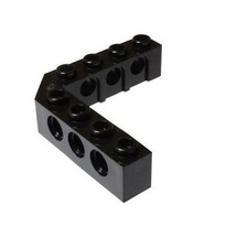 Lego Black Technic Brick 5x5 Right Angle ref 32555/set 7675 75104 75060 75053