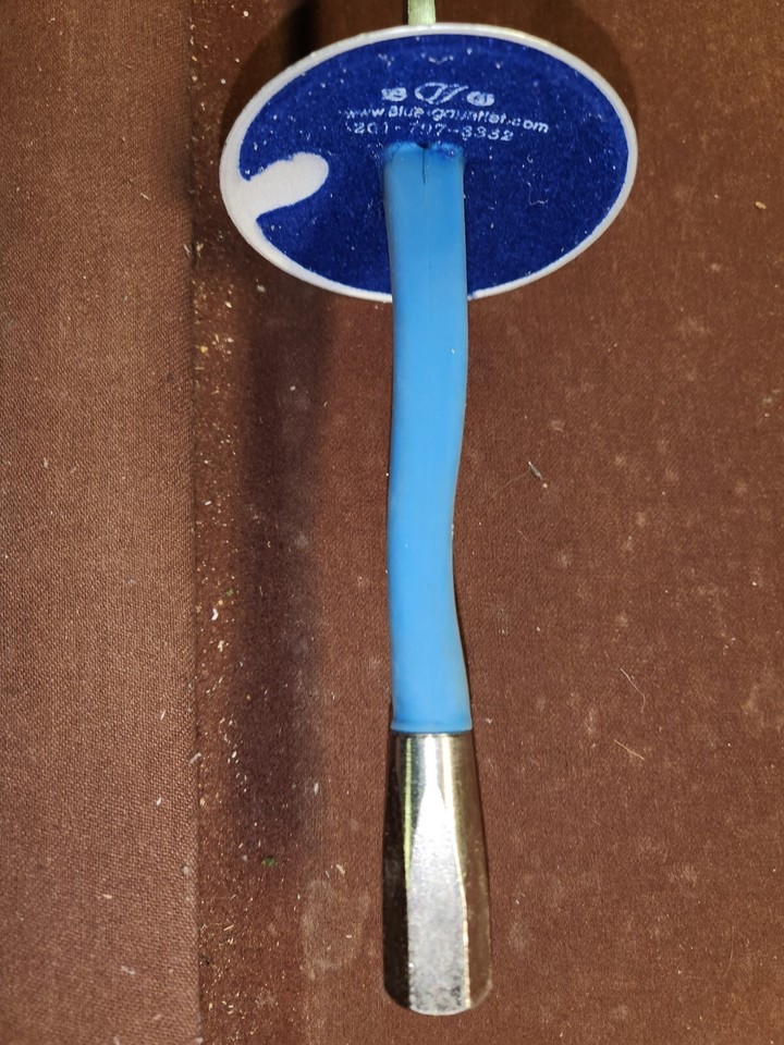 blue Gauntlet fencing sword Needs New Rubber Tip eBay