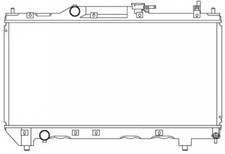 Radiateur Toyota AVENSIS