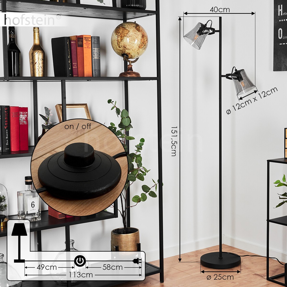 Globo Stehleuchte Standlampe Beistellleuchte Rauchglas ab 69,99 € (August 2026) | Vergleiche 13 Angebote auf Globo Stehleuchte Standlampe Beistellleuchte Rauchglas ab 69,99 € (August 2026) | Vergleiche 13 Angebote auf