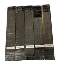 5 Pcs, Gaboon Ebony Guitar Fingerboard Luthier Tonewood– Free US Shipping